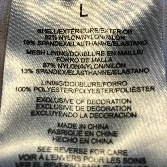 Jones New York Floral Bikini Bottoms w Side Ruching Purple Orange Brown Size L - Picture 6 of 8